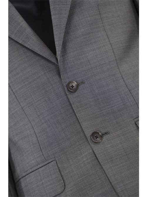 Abito classico in lana vergine grigio Cc Corneliani | 947Z63 9467386013